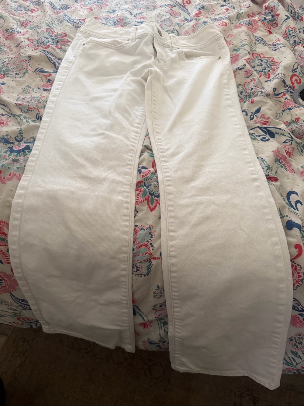 White Women’s Bootcut Jeans